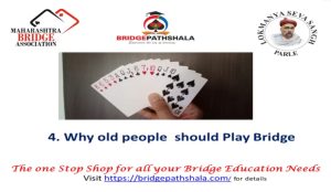 Why Old people should play Bridge
